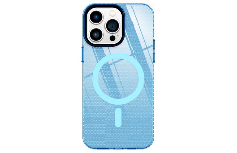 Newface iPhone 14 Pro Max Kılıf Beta Magneticsafe Silikon - Mavi