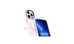 Newface iPhone 14 Pro Max Kılıf Beta Magneticsafe Silikon - Pembe