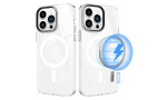 Newface iPhone 14 Pro Max Kılıf Beta Magneticsafe Silikon - Şeffaf