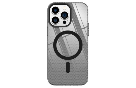 Newface iPhone 14 Pro Max Kılıf Beta Magneticsafe Silikon - Siyah