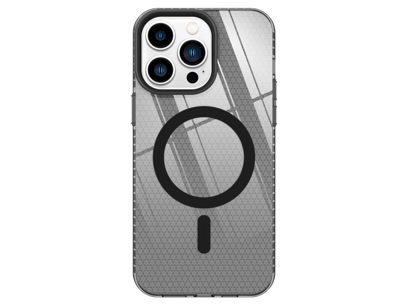 Newface iPhone 14 Pro Max Kılıf Beta Magneticsafe Silikon - Siyah