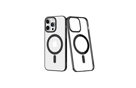 Newface iPhone 14 Pro Max Kılıf Element Magneticsafe Sert Kapak - Siyah