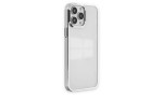 Newface iPhone 14 Pro Max Kılıf Element Silikon - Gümüş