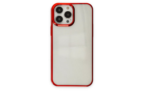 Newface iPhone 14 Pro Max Kılıf Element Silikon - Kırmızı