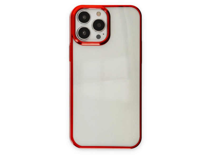 Newface iPhone 14 Pro Max Kılıf Element Silikon - Kırmızı
