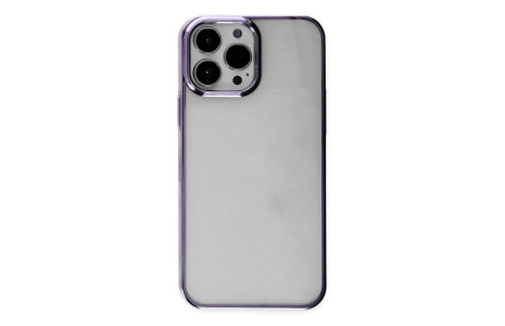 Newface iPhone 14 Pro Max Kılıf Element Silikon - Mor