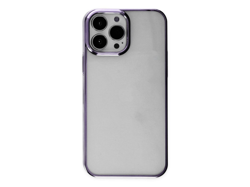 Newface iPhone 14 Pro Max Kılıf Element Silikon - Mor