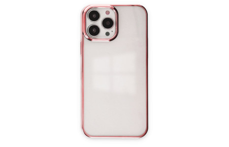 Newface iPhone 14 Pro Max Kılıf Element Silikon - Pembe