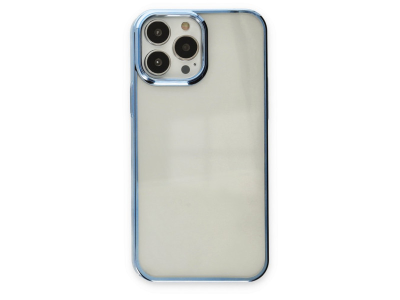 Newface iPhone 14 Pro Max Kılıf Element Silikon - Sky Blue