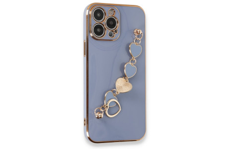 Newface iPhone 14 Pro Max Kılıf Esila Silikon - Gri