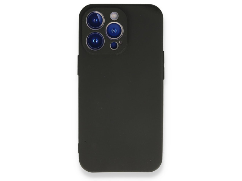 Newface iPhone 14 Pro Max Kılıf First Silikon - Siyah