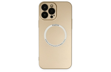 Newface iPhone 14 Pro Max Kılıf Jack Magneticsafe Lens Silikon - Gold