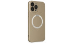 Newface iPhone 14 Pro Max Kılıf Jack Magneticsafe Lens Silikon - Gold