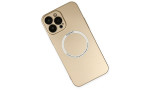 Newface iPhone 14 Pro Max Kılıf Jack Magneticsafe Lens Silikon - Gold