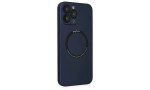 Newface iPhone 14 Pro Max Kılıf Jack Magneticsafe Lens Silikon - Lacivert
