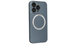 Newface iPhone 14 Pro Max Kılıf Jack Magneticsafe Lens Silikon - Sierra Blue
