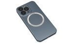 Newface iPhone 14 Pro Max Kılıf Jack Magneticsafe Lens Silikon - Sierra Blue