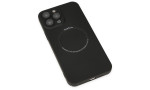 Newface iPhone 14 Pro Max Kılıf Jack Magneticsafe Lens Silikon - Siyah