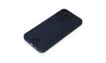 Newface iPhone 14 Pro Max Kılıf Kelvin Kartvizitli Silikon - Lacivert