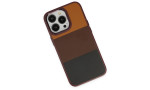 Newface iPhone 14 Pro Max Kılıf King Kapak - Bordo-Siyah