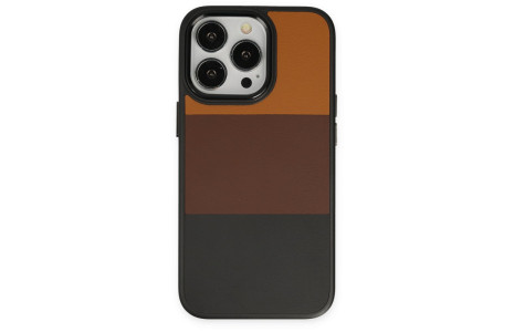 Newface iPhone 14 Pro Max Kılıf King Kapak - Taba-Siyah