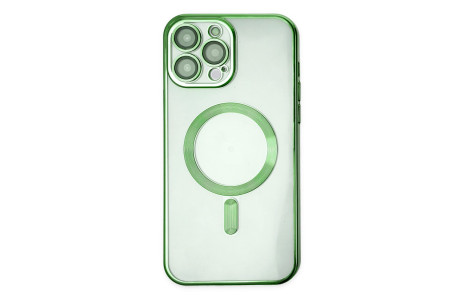 Newface iPhone 14 Pro Max Kılıf Kross Magneticsafe Kapak - Koyu Yeşil