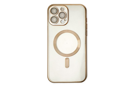 Newface iPhone 14 Pro Max Kılıf Kross Magneticsafe Kapak - Gold