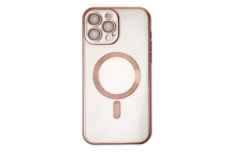 Newface iPhone 14 Pro Max Kılıf Kross Magneticsafe Kapak - Rose