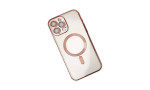 Newface iPhone 14 Pro Max Kılıf Kross Magneticsafe Kapak - Rose