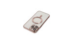 Newface iPhone 14 Pro Max Kılıf Kross Magneticsafe Kapak - Rose