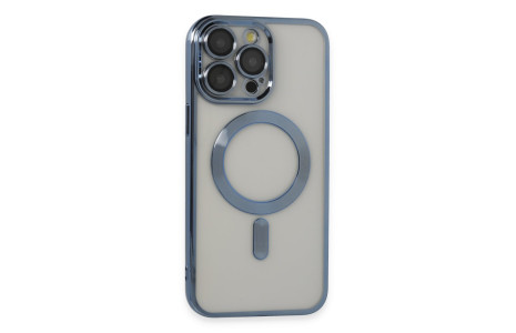 Newface iPhone 14 Pro Max Kılıf Kross Magneticsafe Kapak - Sierra Blue
