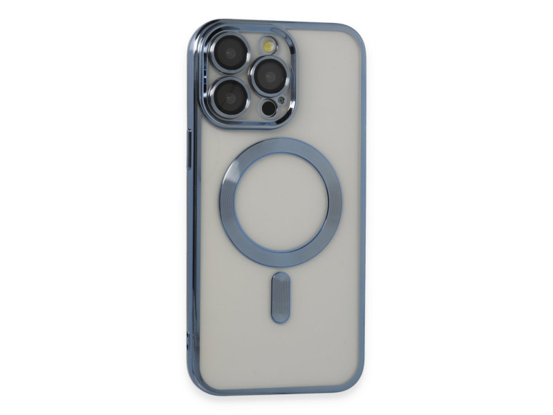 Newface iPhone 14 Pro Max Kılıf Kross Magneticsafe Kapak - Sierra Blue