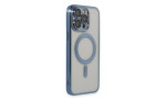 Newface iPhone 14 Pro Max Kılıf Kross Magneticsafe Kapak - Sierra Blue