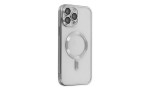 Newface iPhone 14 Pro Max Kılıf Kross Magneticsafe Kapak - Gümüş