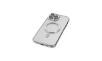 Newface iPhone 14 Pro Max Kılıf Kross Magneticsafe Kapak - Gümüş