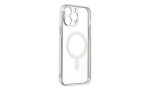 Newface iPhone 14 Pro Max Kılıf Magneticsafe Lazer Silikon - Gümüş