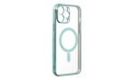 Newface iPhone 14 Pro Max Kılıf Magneticsafe Lazer Silikon - Haki Yeşil