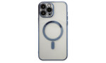Newface iPhone 14 Pro Max Kılıf Magneticsafe Lazer Silikon - Sierra Blue