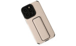 Newface iPhone 14 Pro Max Kılıf Mega Standlı Silikon - Gold