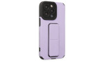 Newface iPhone 14 Pro Max Kılıf Mega Standlı Silikon - Lila