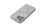 Newface iPhone 14 Pro Max Kılıf Moshi Lens Magneticsafe Silikon - Gümüş