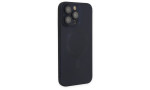 Newface iPhone 14 Pro Max Kılıf Moshi Lens Magneticsafe Silikon - Lacivert