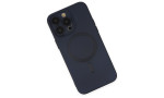 Newface iPhone 14 Pro Max Kılıf Moshi Lens Magneticsafe Silikon - Lacivert
