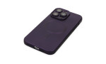 Newface iPhone 14 Pro Max Kılıf Moshi Lens Magneticsafe Silikon - Mor