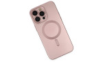 Newface iPhone 14 Pro Max Kılıf Moshi Lens Magneticsafe Silikon - Rose Gold