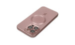 Newface iPhone 14 Pro Max Kılıf Moshi Lens Magneticsafe Silikon - Rose Gold