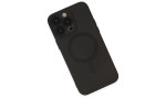 Newface iPhone 14 Pro Max Kılıf Moshi Lens Magneticsafe Silikon - Siyah