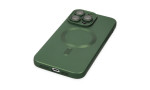 Newface iPhone 14 Pro Max Kılıf Moshi Lens Magneticsafe Silikon - Yeşil