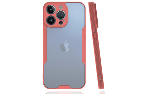 Newface iPhone 14 Pro Max Kılıf Platin Silikon - Pembe