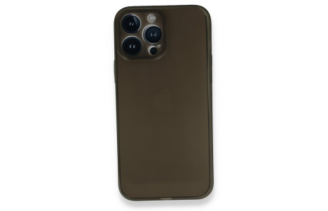 Newface iPhone 14 Pro Max Kılıf PP Ultra İnce Kapak - Gri
